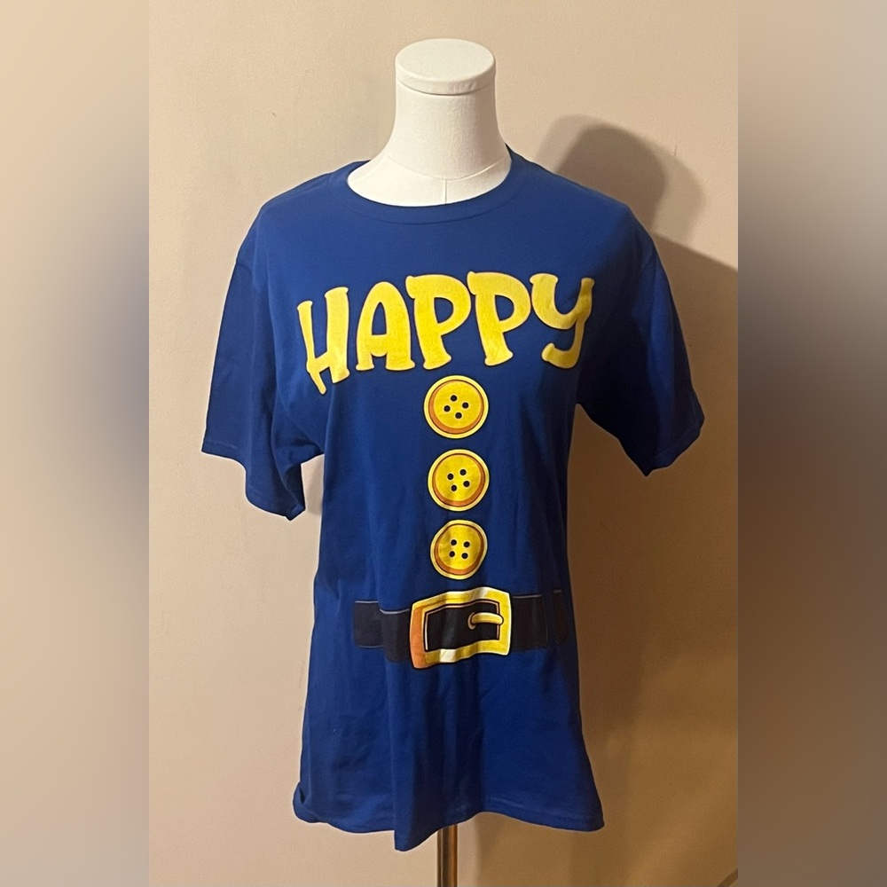 Like New Blue 'Happy' Shirt